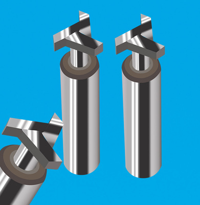 3-edge T-type milling cutter W-steel butt-welded T-type milling cutter