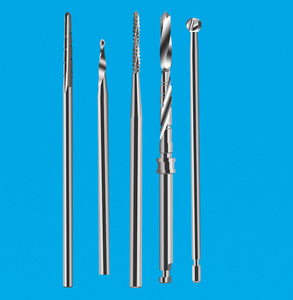 Superior sinus frontal drill needle and bone drill implant bit