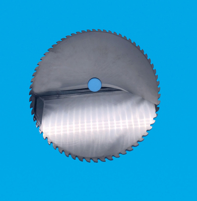 Monolithic carbide flat-toothed large saw blade