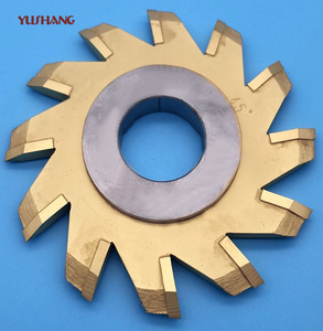 V-type saw blade milling cutter with welded edge